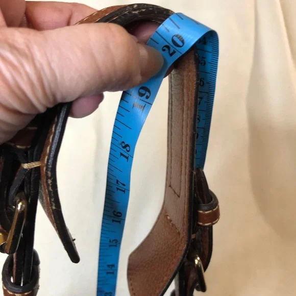 Dooney & Bourke Brown Pebbled Leather Hobo - Picture 15 of 16